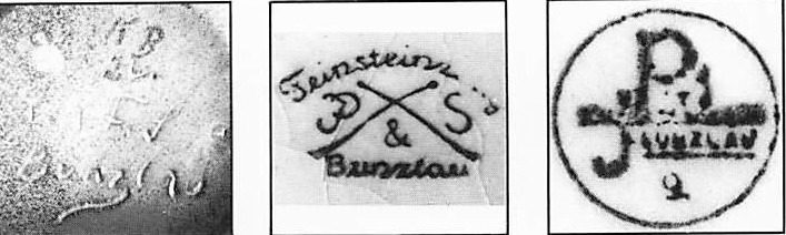 Bunzlauer Keramik – Bodenmarke / Stempel (Beispiel 1)