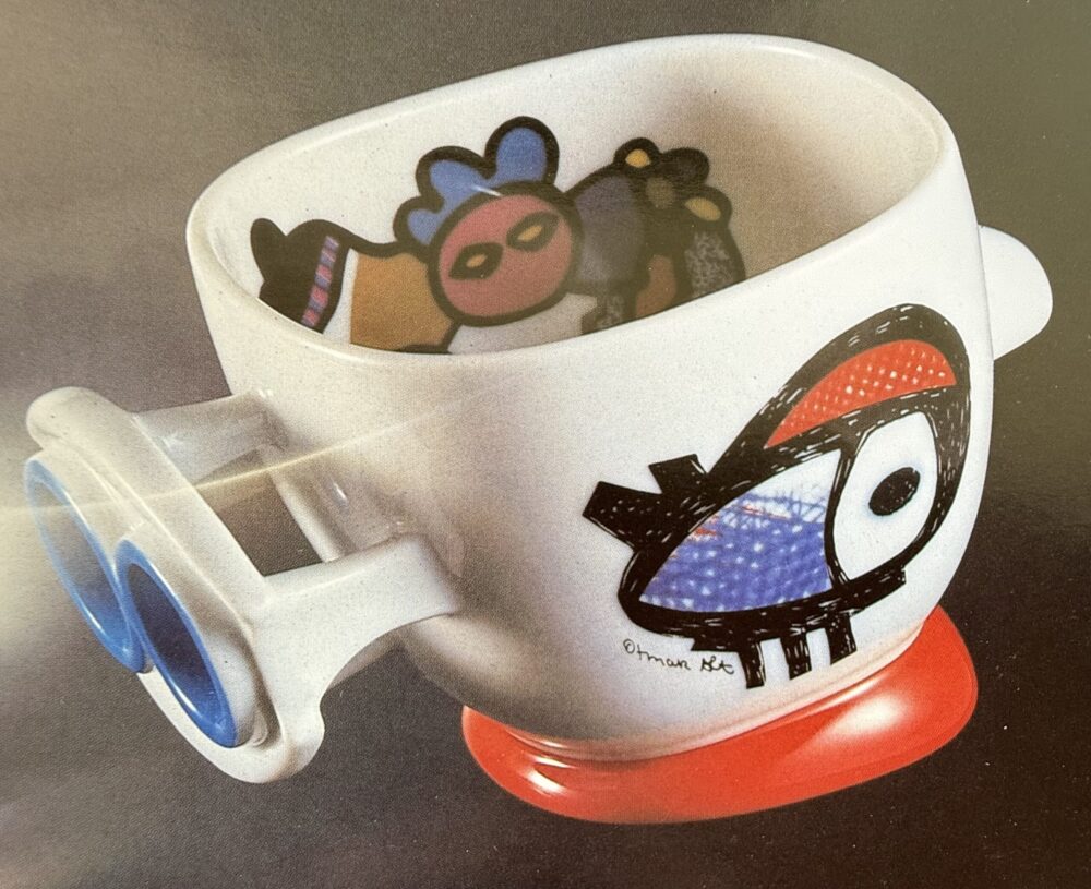 Rosenthal Künstlertasse Otmar Alt – Frontansicht