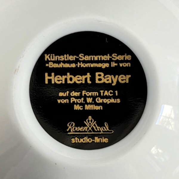 Rosenthal TAC „Bauhaus-Hommage“ – Objekt-/Teeservice